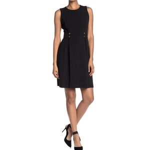 Nordstrom Sharagano black sleeveless sheath dress, business casual dress​​
